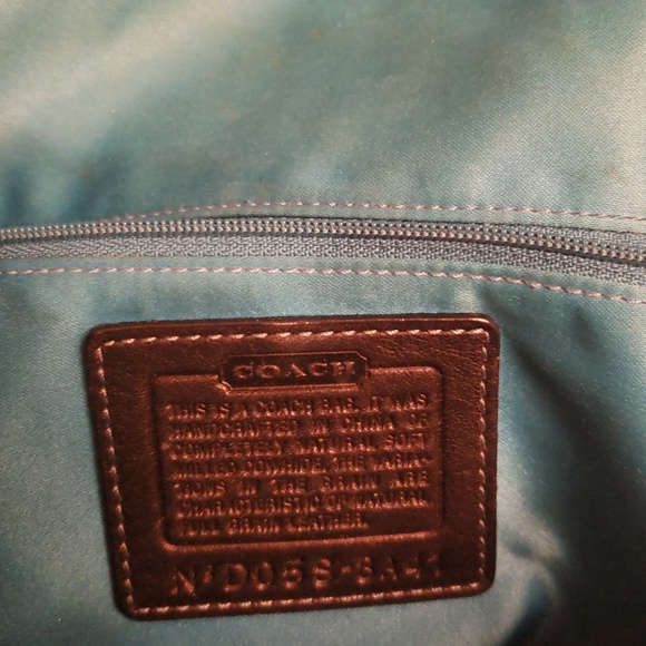 Coach Black Leather Handbag - Picture 4 of 5